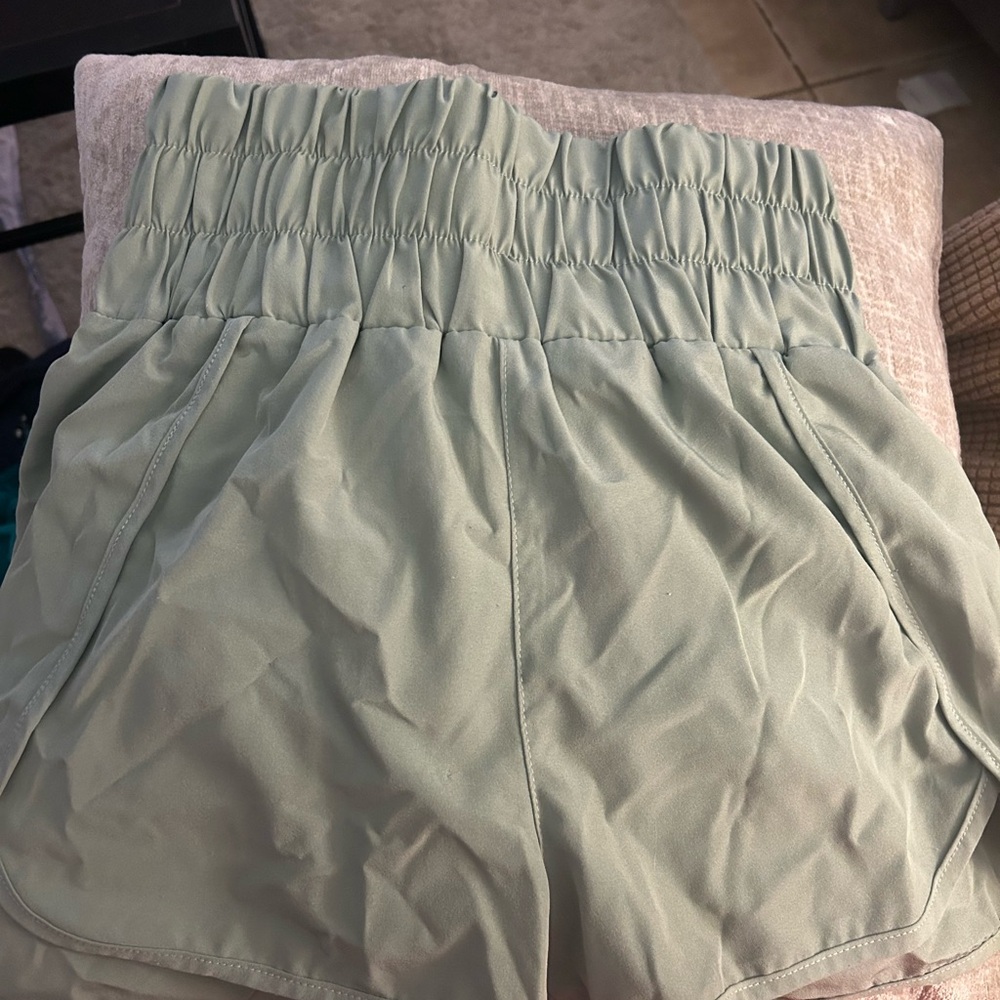 Sage Green Women's Athletic Shorts